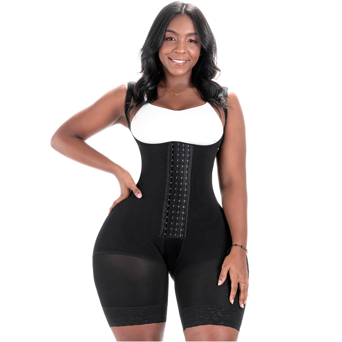 Bling Shapers 573BF | Experience the Sensational Transformation with Bling Shapers 573BF: Colombian Butt Lifting Shapewear for Women | Unleash Your Curves with Open Bust Design | Harness the Power of Powernet