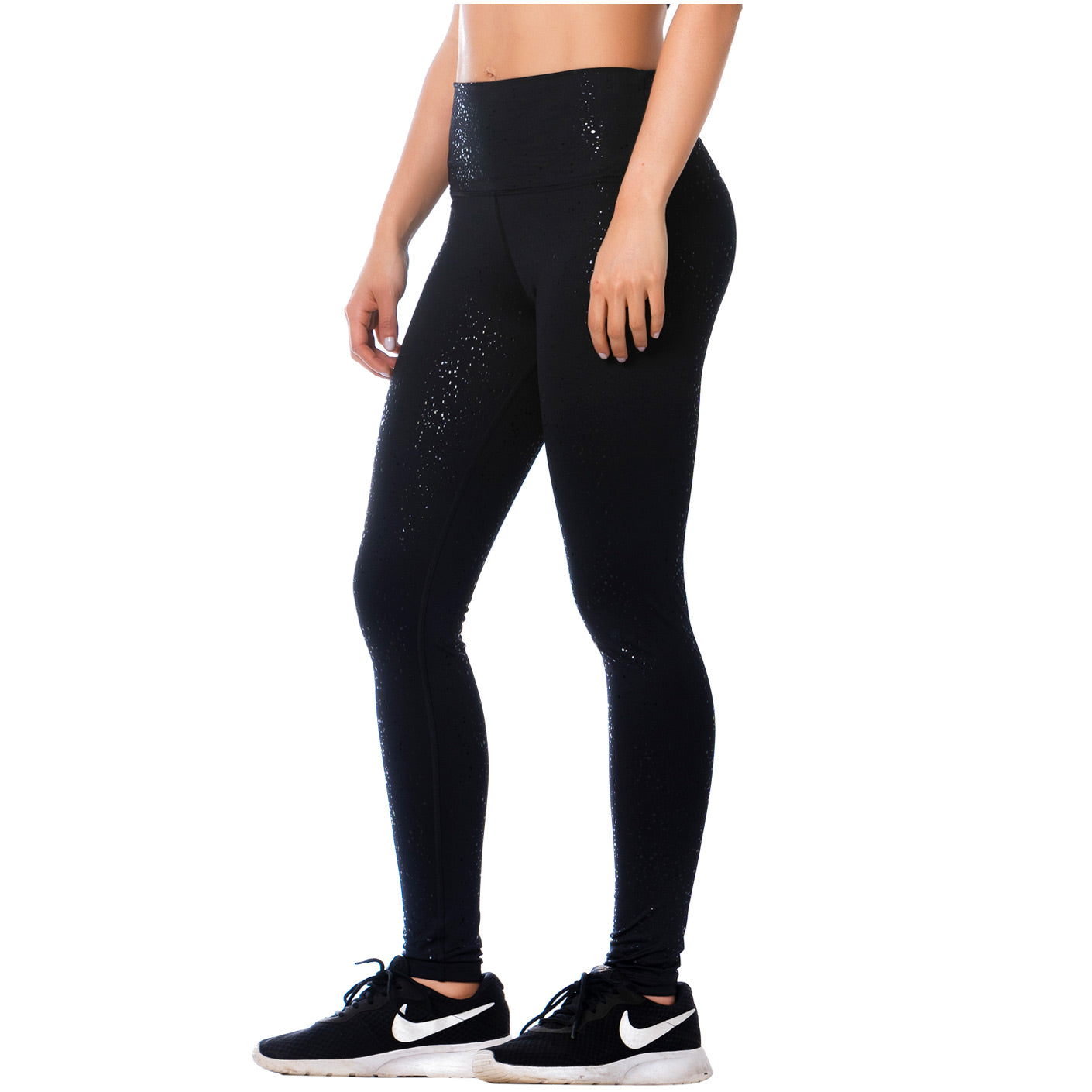 FlexMee 946172 | Colombian High Waisted Leggings for Women in Black | Chica Sexy