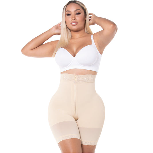 M&D 00728 | Fajas Colombianas | High-Waisted Shapewear Shorts