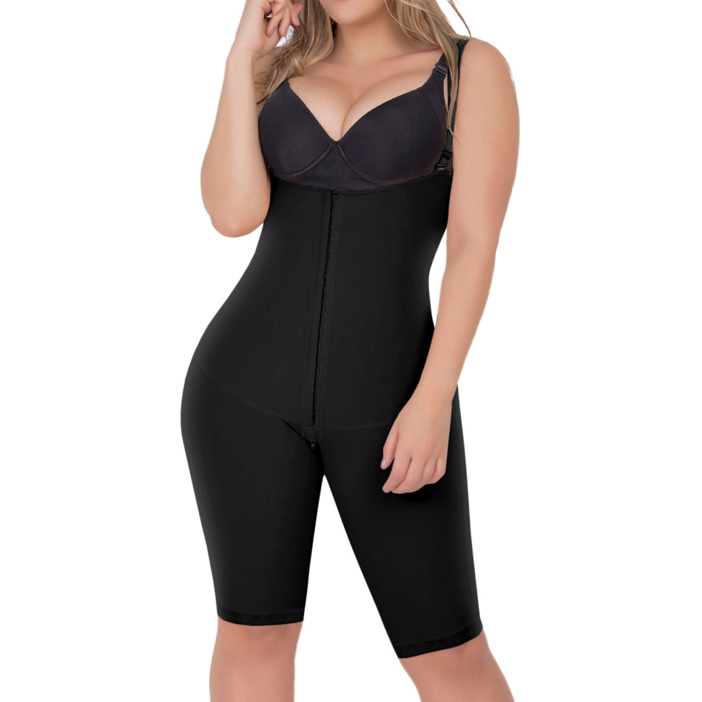 UpLady 6172 | Fajas Colombianas | High Compression Bodysuit with Posture Corrector